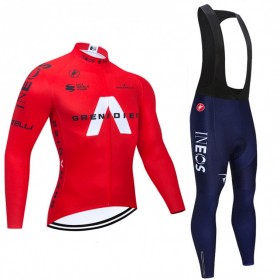 Combinaison Cycliste M/L + Collant à Bretelles 2021 Ineos Grenadiers N005